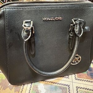 Michael Kors Black Satchel Bag